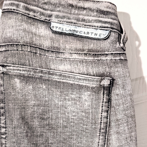 Stella McCartney Sustainable, Ethically Made Low Rise Flared Jeans, 26. - Picture 8 of 12